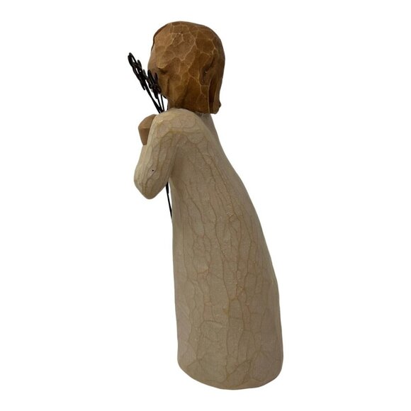 Willow Tree FRIENDSHIP 26155 Figurine Susan Lordi 5.5in Holding Flowers Gift VTG - Picture 4 of 8